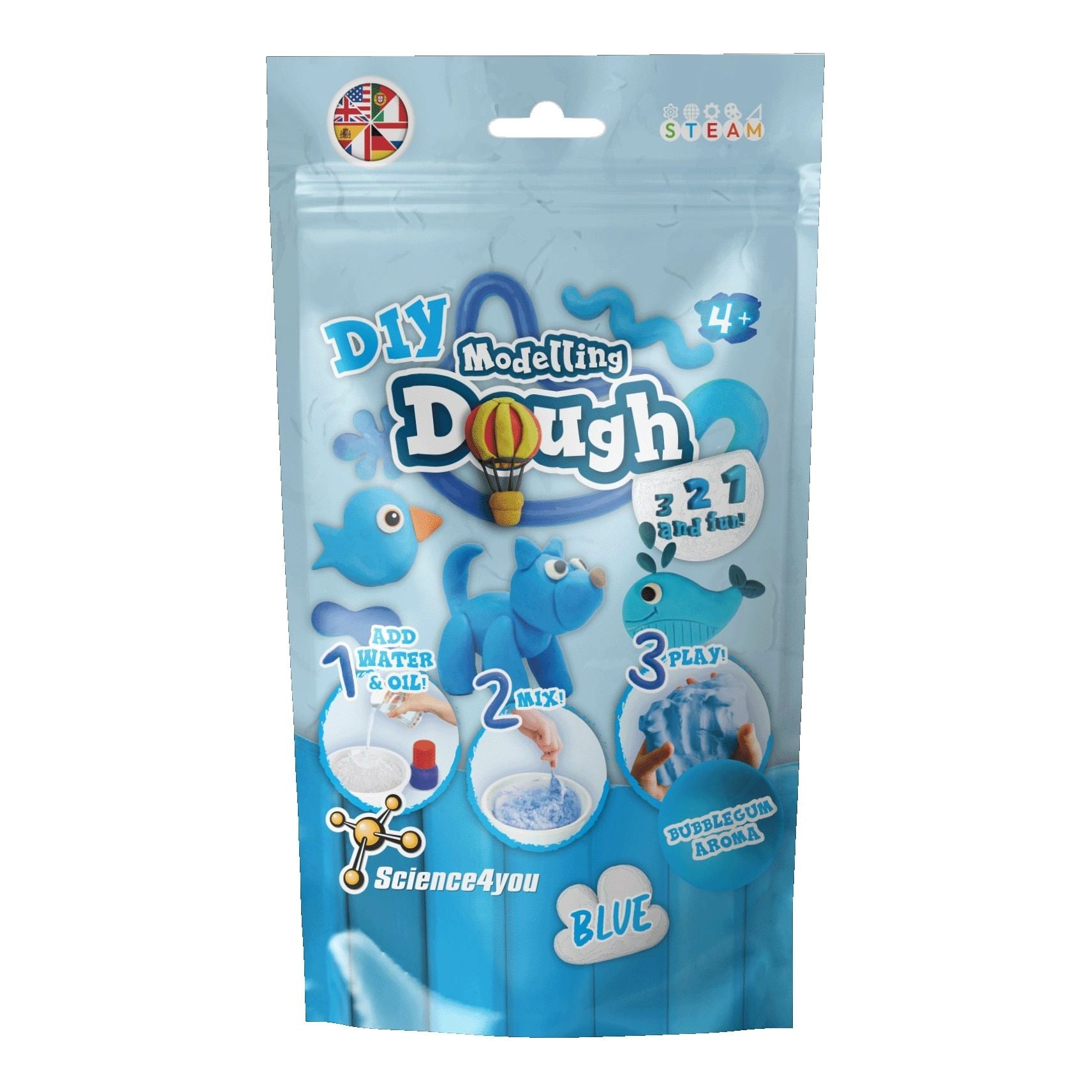 Modelling Dough Blue DIY, Science4You