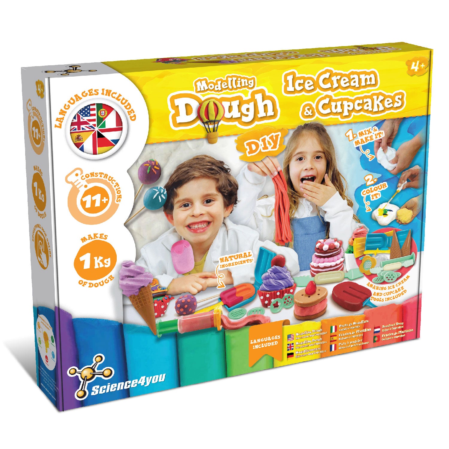 Modelling Dough Ice Cream & Cupcakes DIY, Science4You