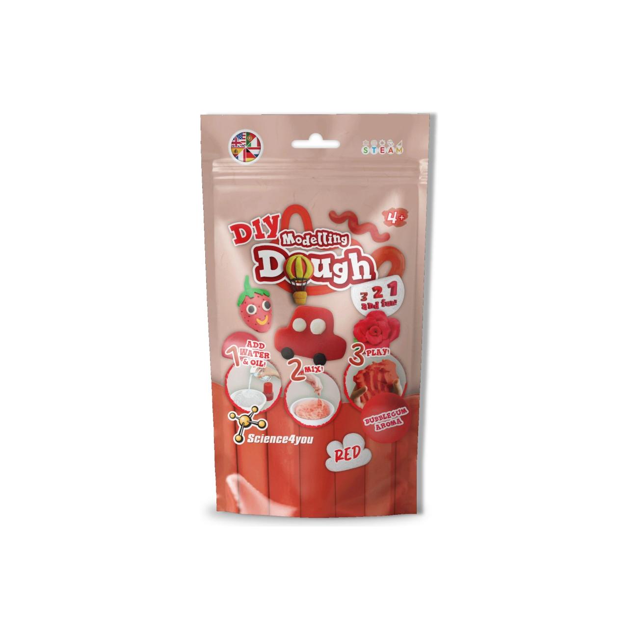 Modelling Dough Red DIY, Science4You