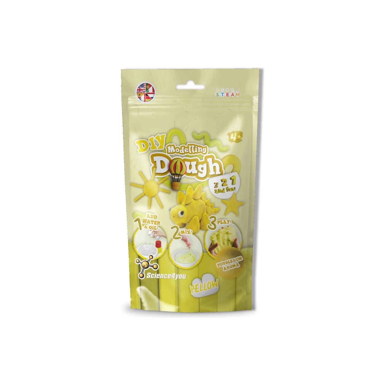 Modelling Dough Yellow DIY, Science4You