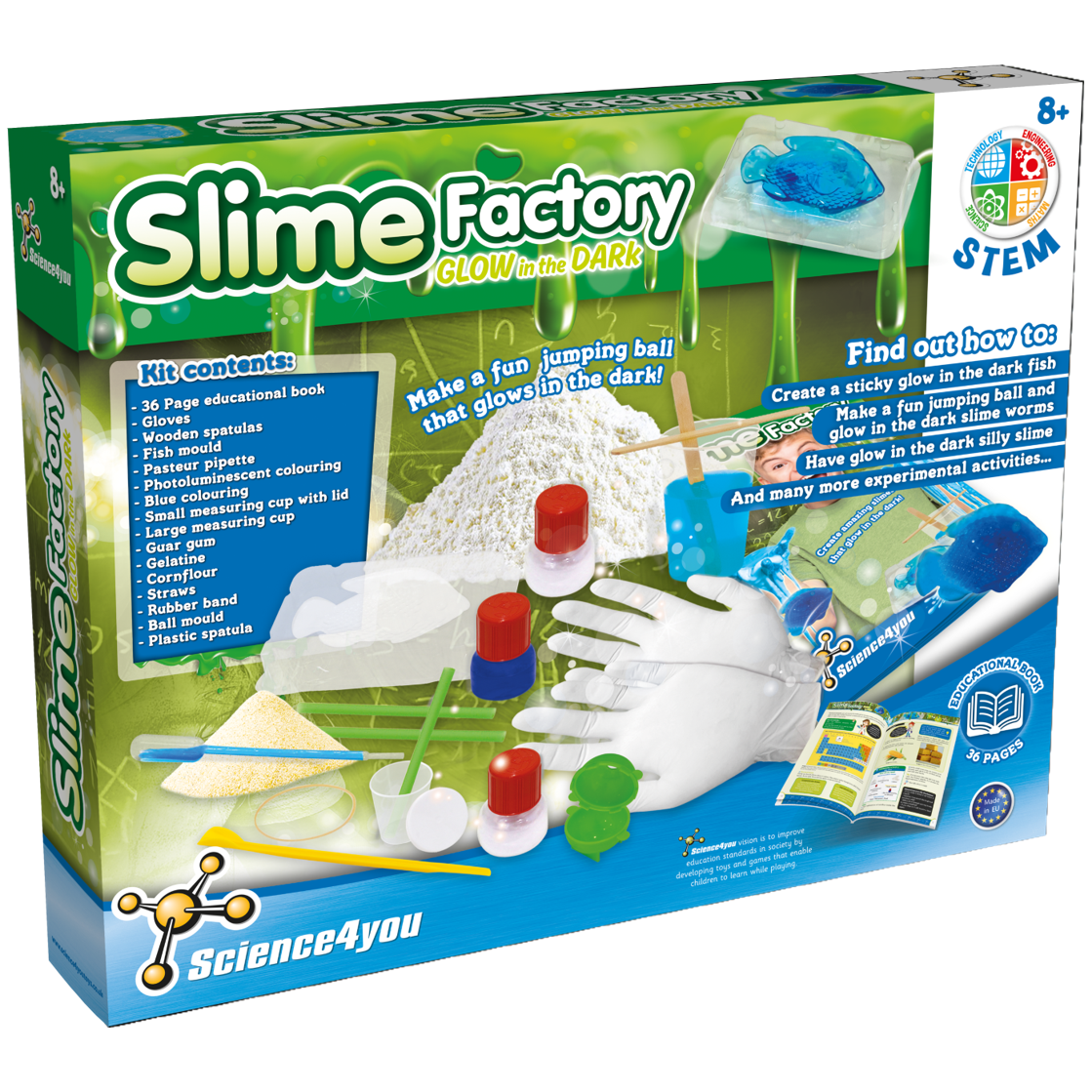 Slime Factory Glow in the Dark, Science4You