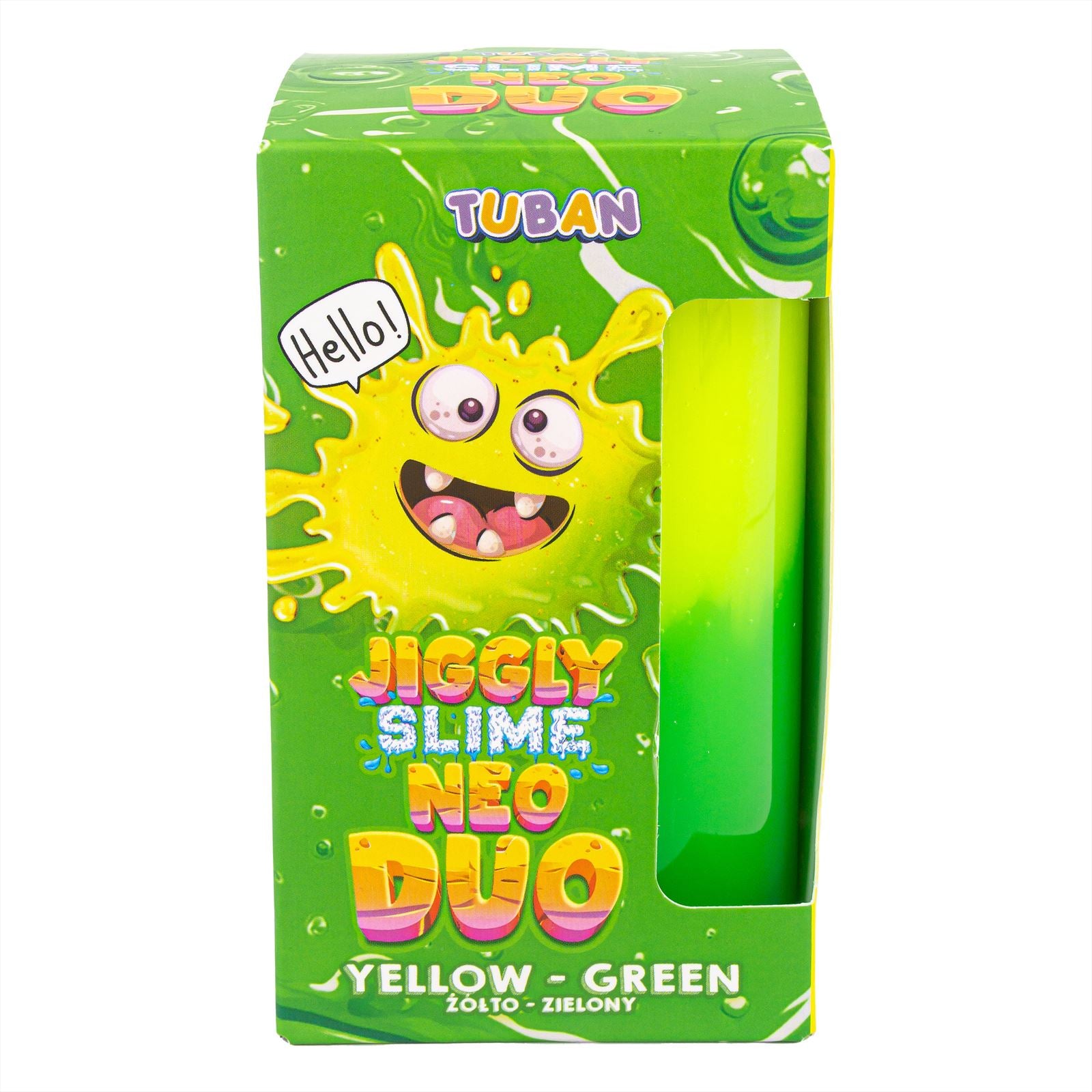 Jiggly Slime Neo Duo - Yellow Pink 430 g, Tuban