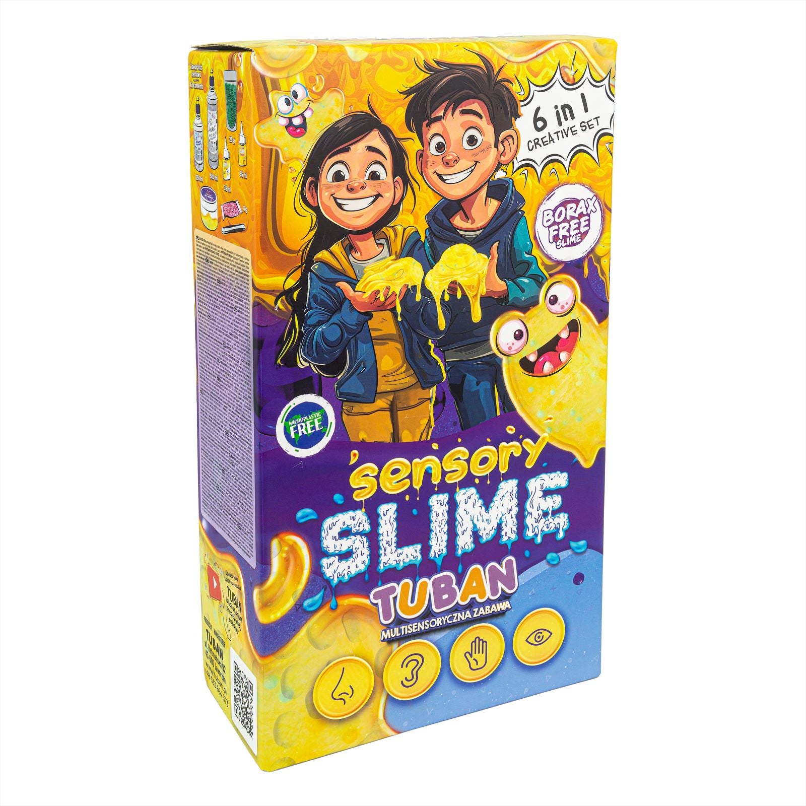 Kit - DIY Tuban Sensory Slime - 6 in 1, Tuban
