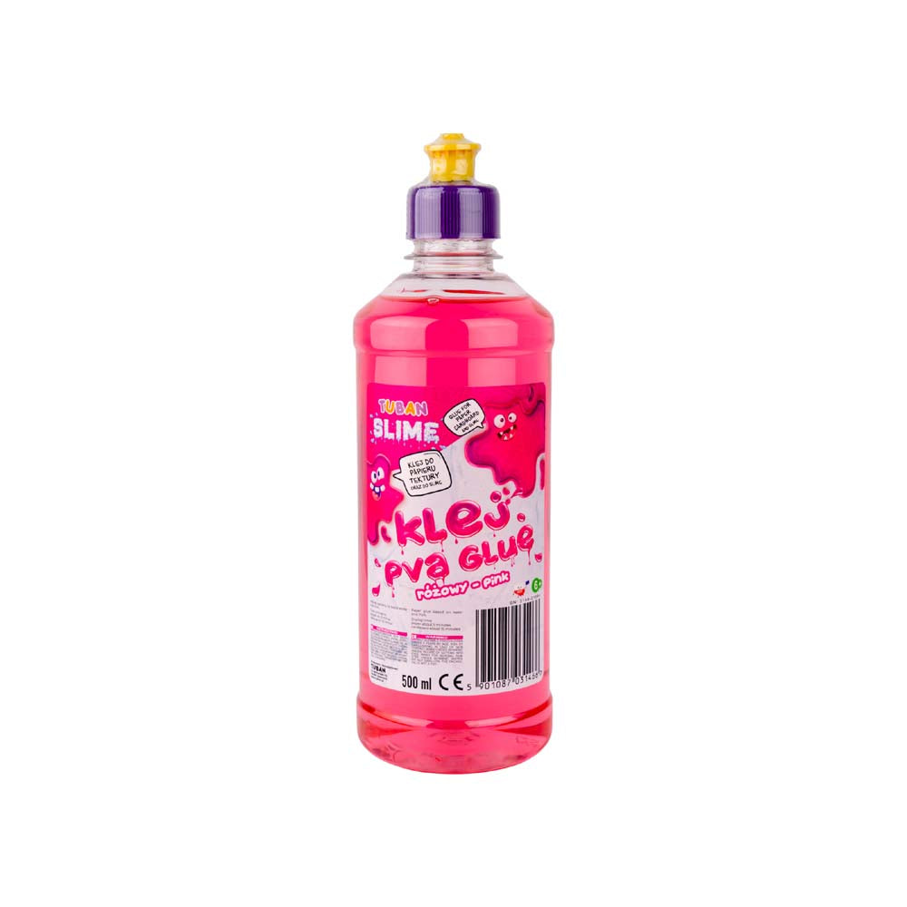 Pva Glue - Pink 500 ml, Tuban