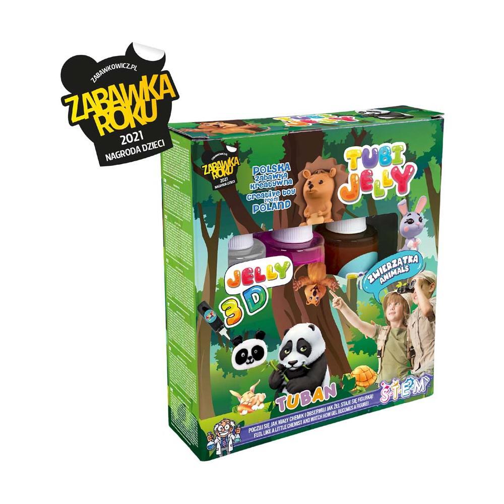Tubi Jelly Set With 3 Colors - Animals, Tuban