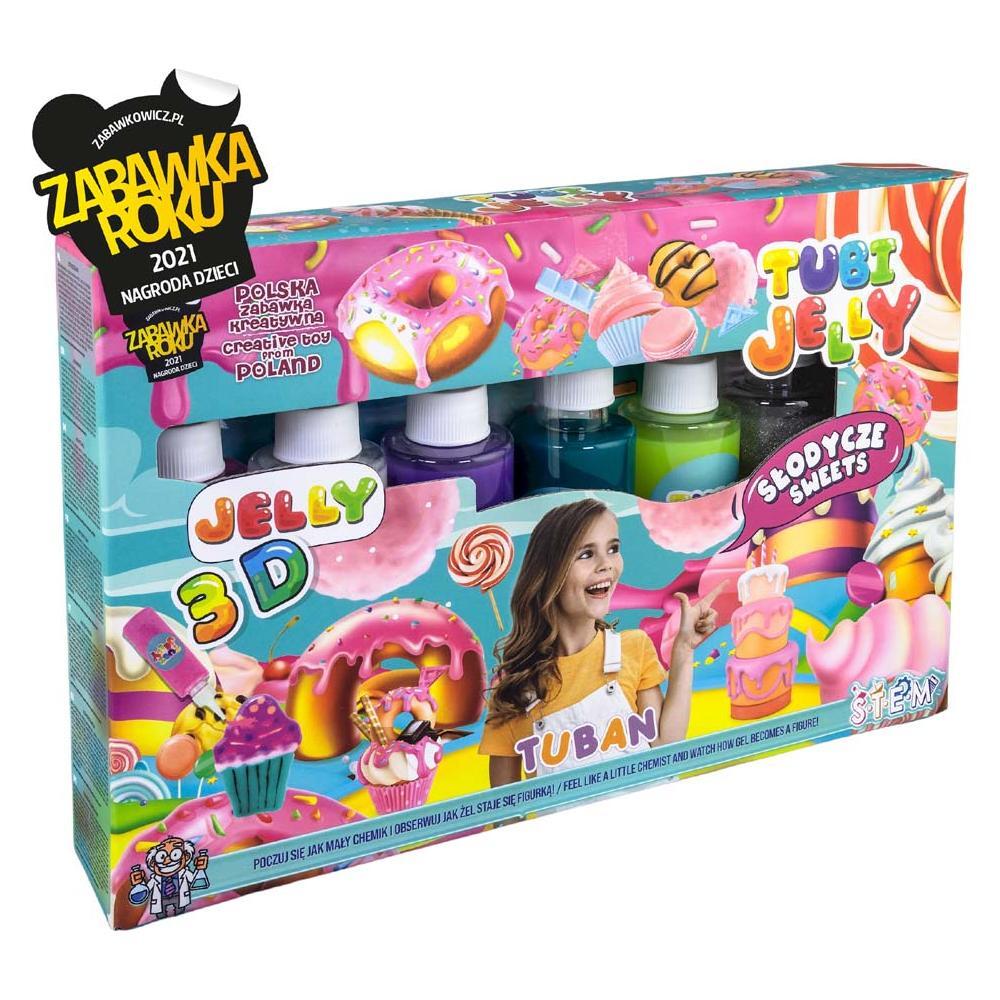 Tubi Jelly Set With 6 Colors - Sweets, Tuban