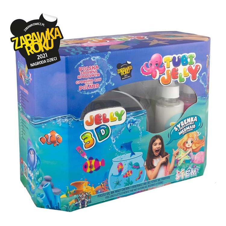 Tubi Jelly Set With 8 Colors And Big Aquarium - Merm, Tuban