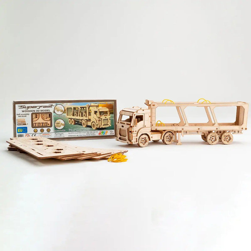 Car carrier truck, Wooden City
