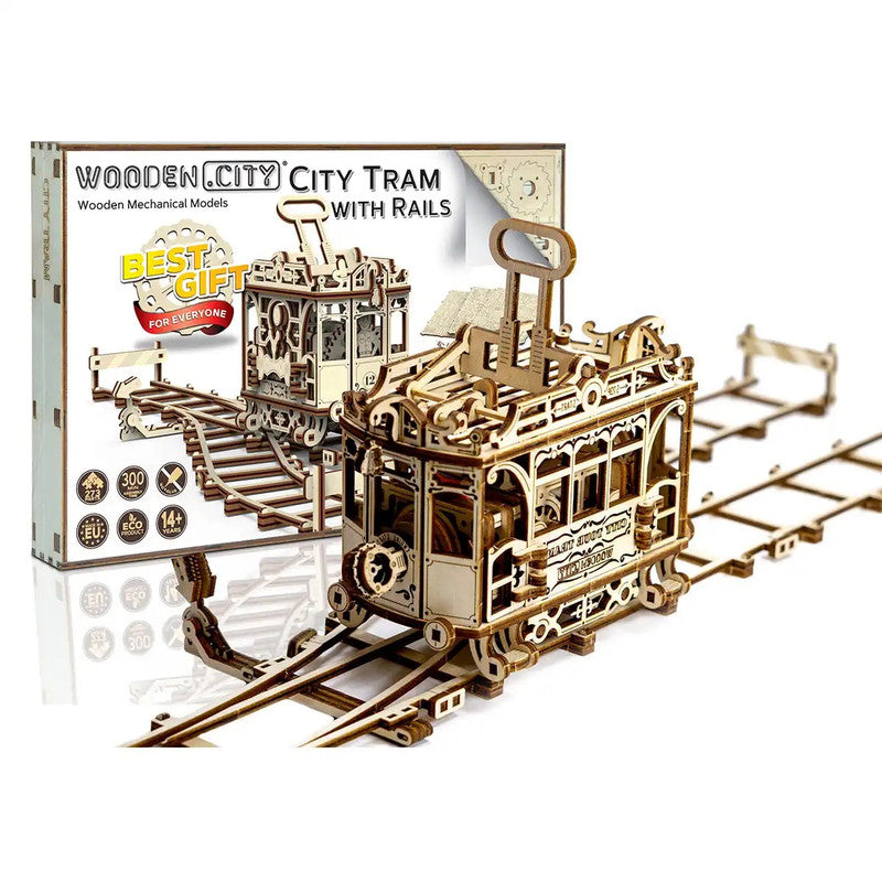 City Tram with rails, Wooden City