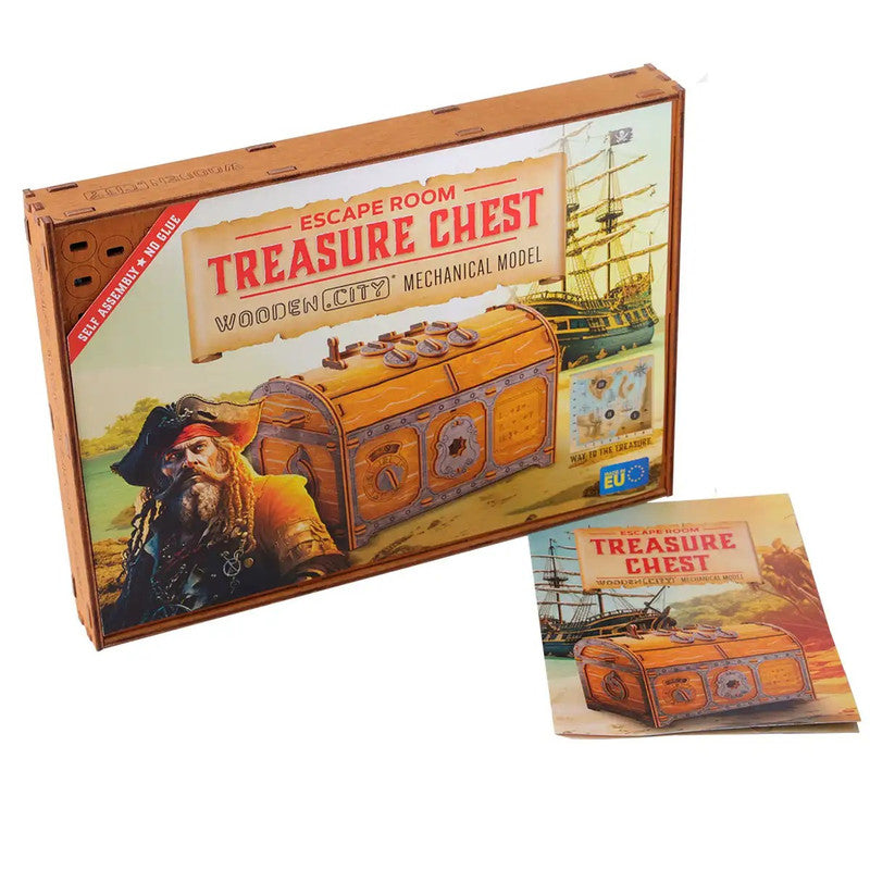 Escape room Treasure chest, Wooden City