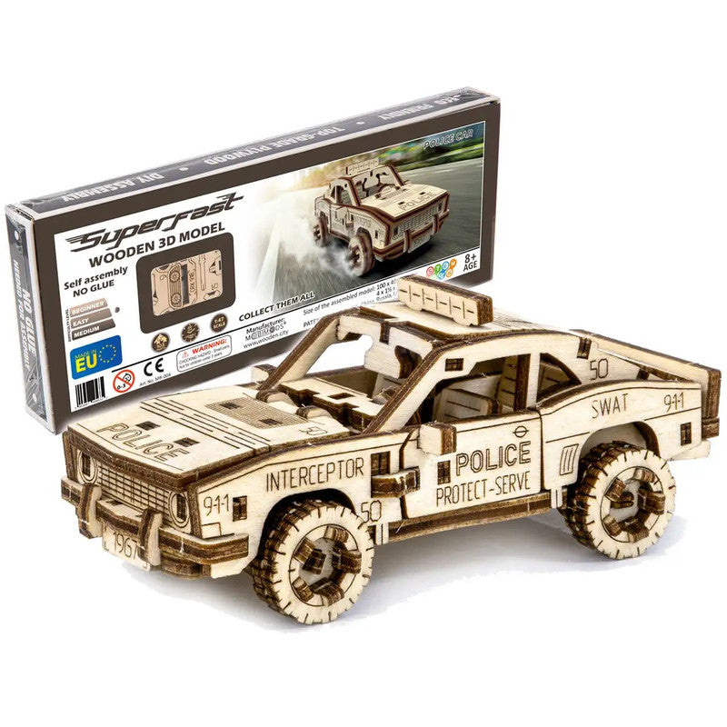 Police Car, Wooden City