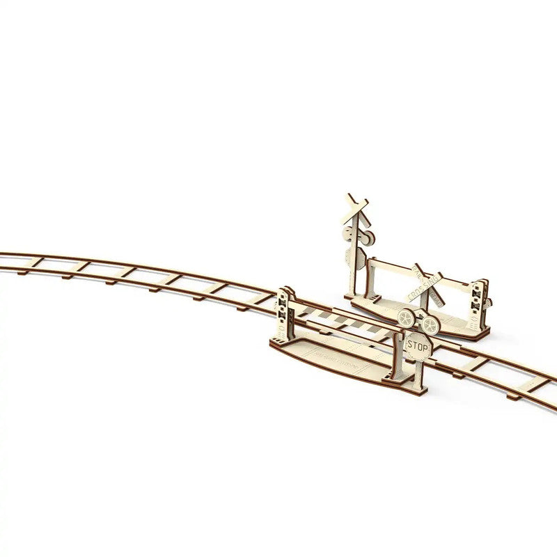 Round railway + crossing, Wooden City